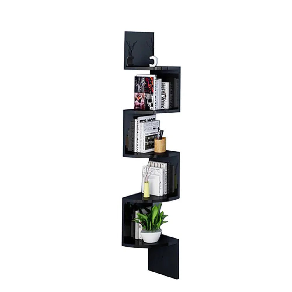 5-Layer Wooden Wall Rack