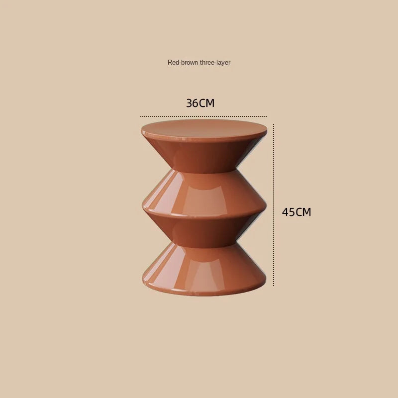 X&D Nordic PP Material Stackable Low Stool