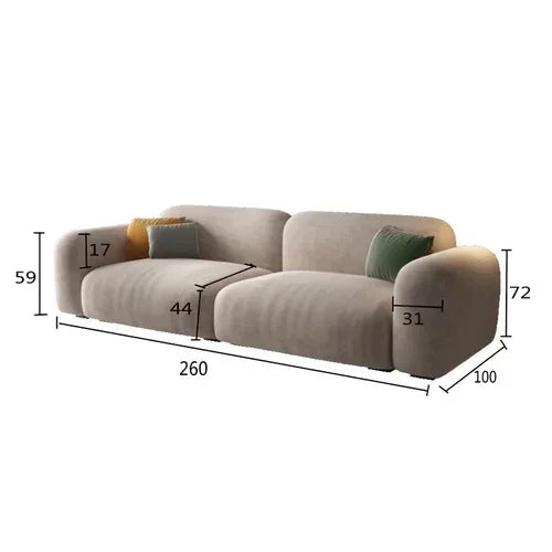 Modern Living Room Sofas Minimalist Sectional Puff Corner Sofa Comfortable Lounge Divano Soggiorno Di Lusso Luxury Furniture