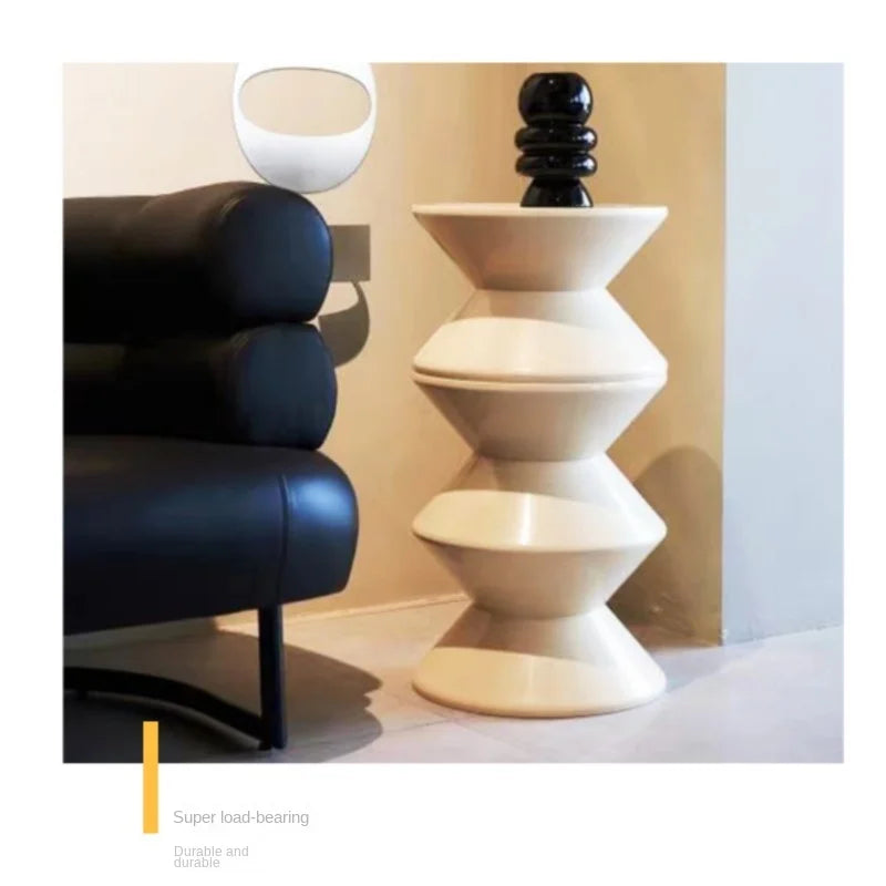 X&D Nordic PP Material Stackable Low Stool