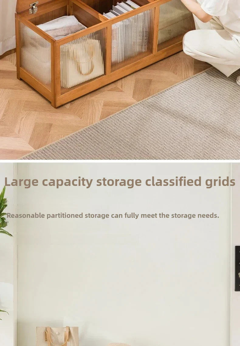 Multi-Functional Bay Window Storage Cabinet