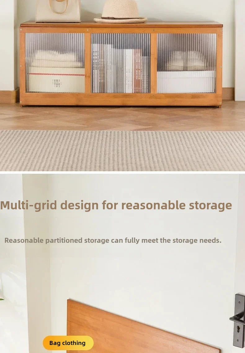 Multi-Functional Bay Window Storage Cabinet