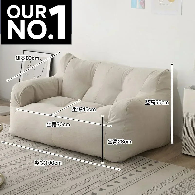 Small Double Bean Bag Sofa
