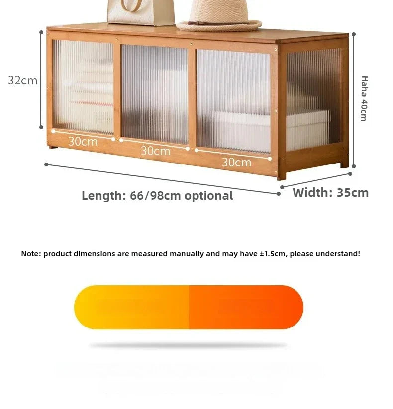 Multi-Functional Bay Window Storage Cabinet
