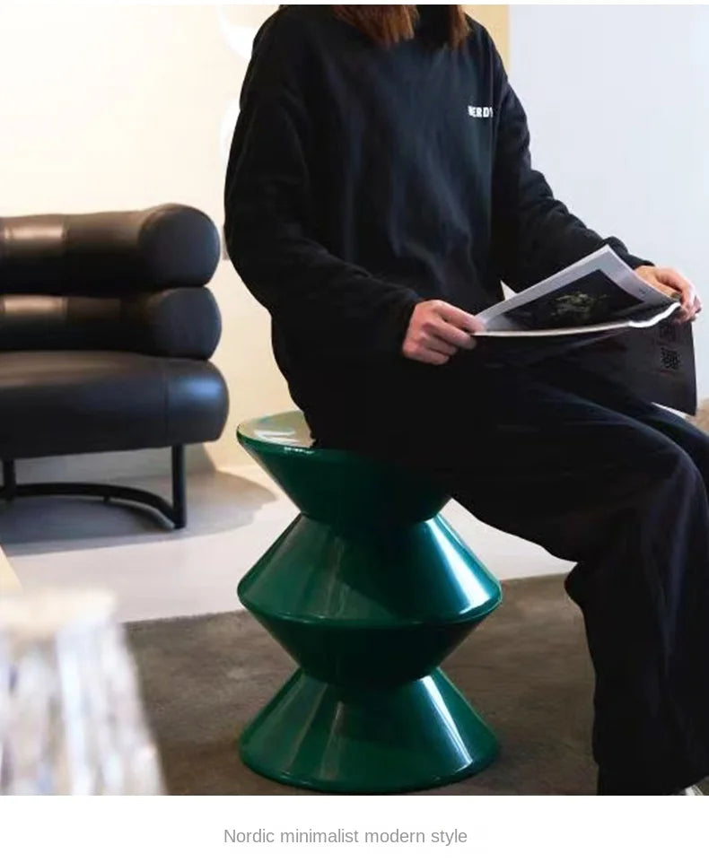 X&D Nordic PP Material Stackable Low Stool