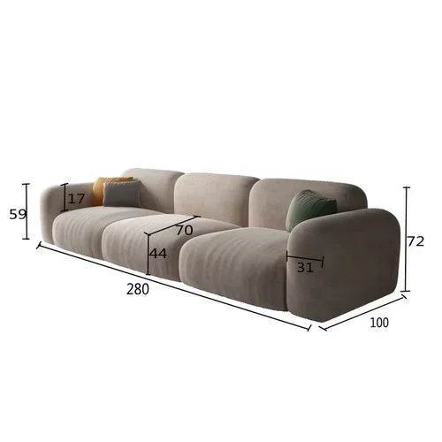 Modern Living Room Sofas Minimalist Sectional Puff Corner Sofa Comfortable Lounge Divano Soggiorno Di Lusso Luxury Furniture