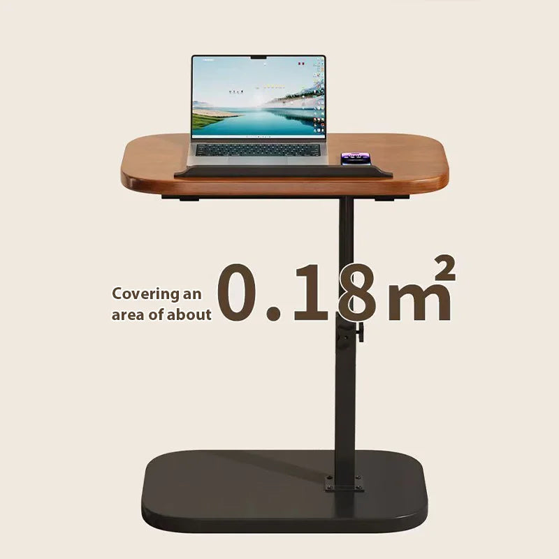Adjustable Height Rotating Side Table