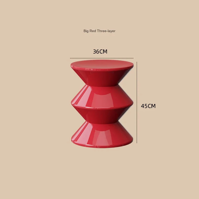 X&D Nordic PP Material Stackable Low Stool