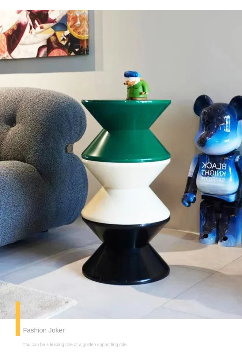 X&D Nordic PP Material Stackable Low Stool