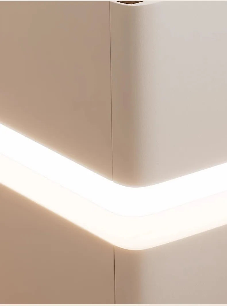 Smart Nightstand with Sensor Light