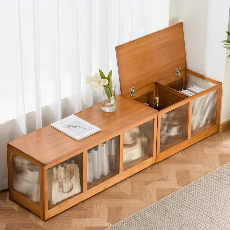 Multi-Functional Bay Window Storage Cabinet