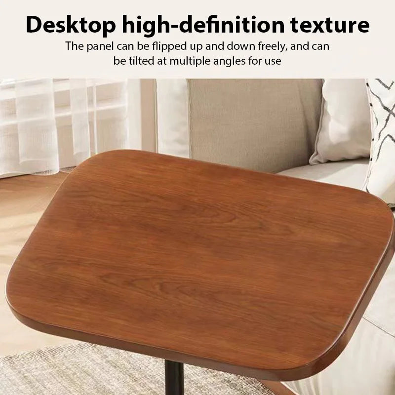 Adjustable Height Rotating Side Table