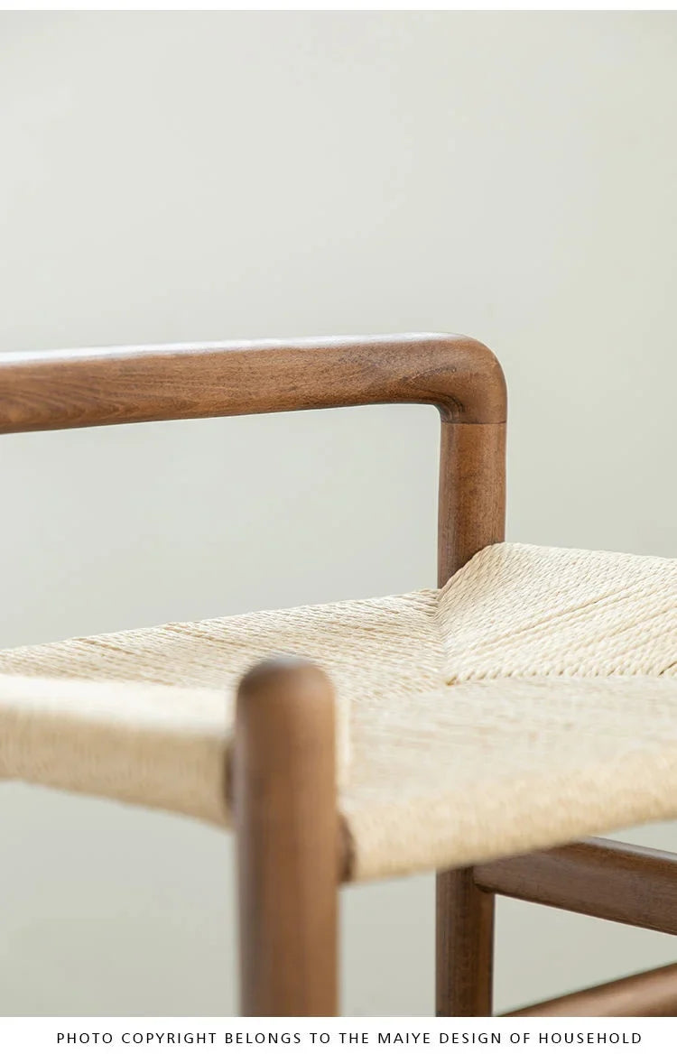 Simple Wood Vanity Stool