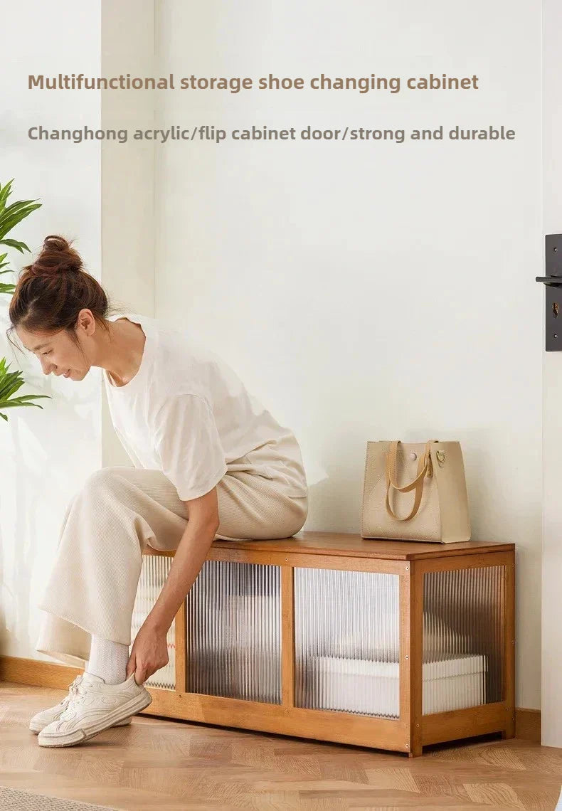 Multi-Functional Bay Window Storage Cabinet