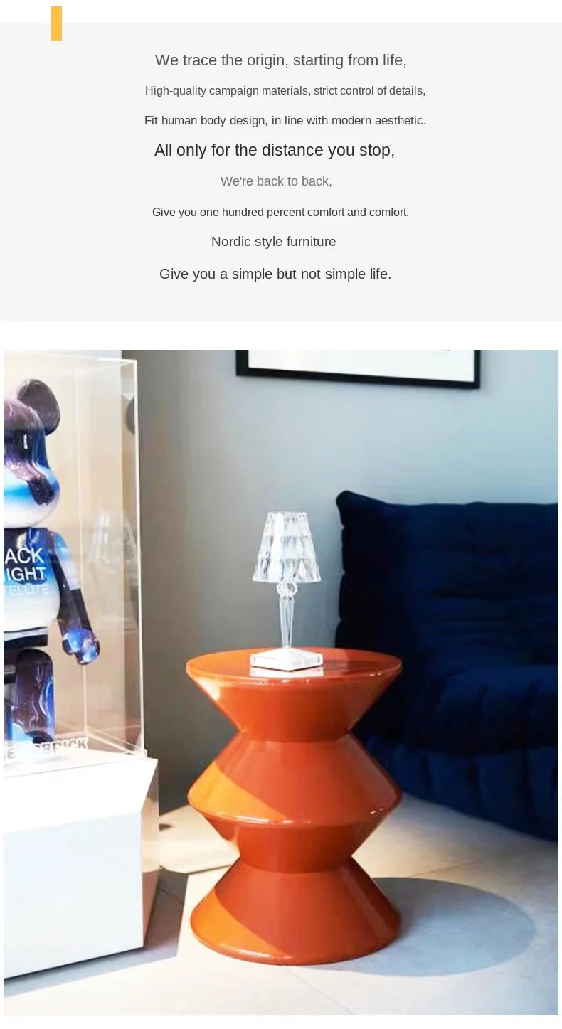 X&D Nordic PP Material Stackable Low Stool