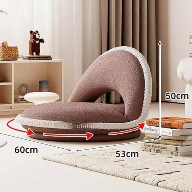 X&D Lazy Bed Sofa Bay Window Backrest Tatami Living Room Balcony Single Seat Cushion Bedroom Foldable Seat Hot Sale Dropship