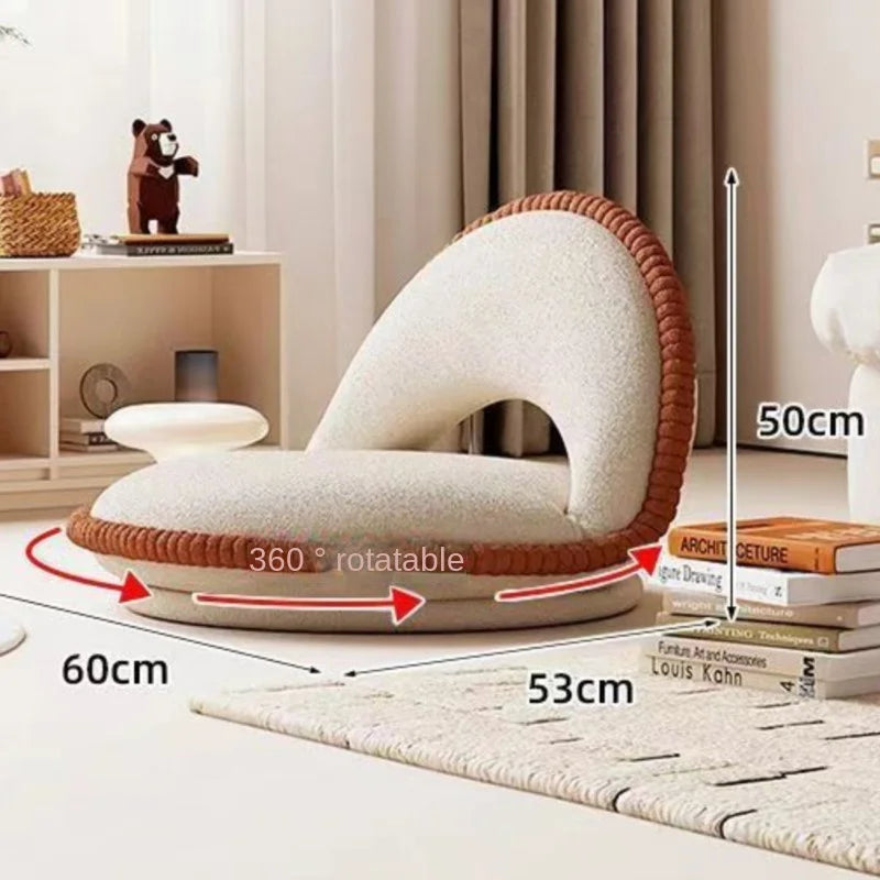 X&D Lazy Bed Sofa Bay Window Backrest Tatami Living Room Balcony Single Seat Cushion Bedroom Foldable Seat Hot Sale Dropship