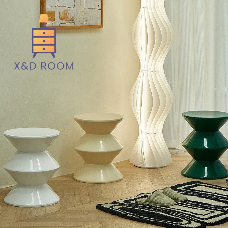 X&D Nordic PP Material Stackable Low Stool