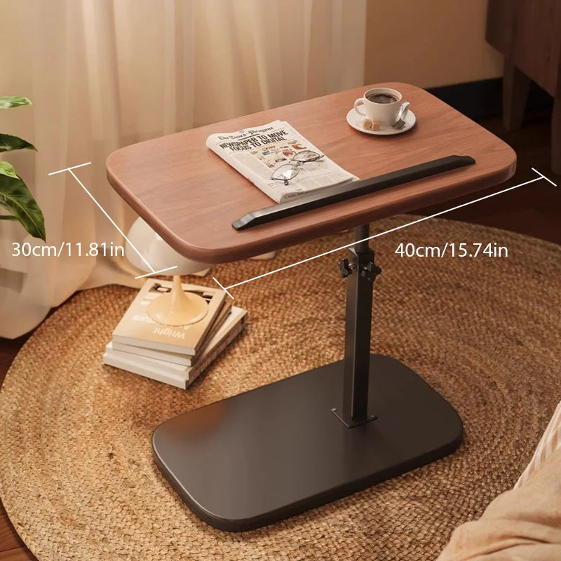 Adjustable Height Rotating Side Table