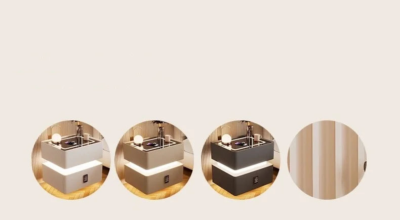 Smart Nightstand with Sensor Light