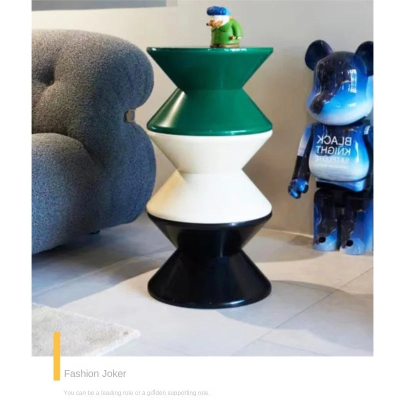 X&D Nordic PP Material Stackable Low Stool