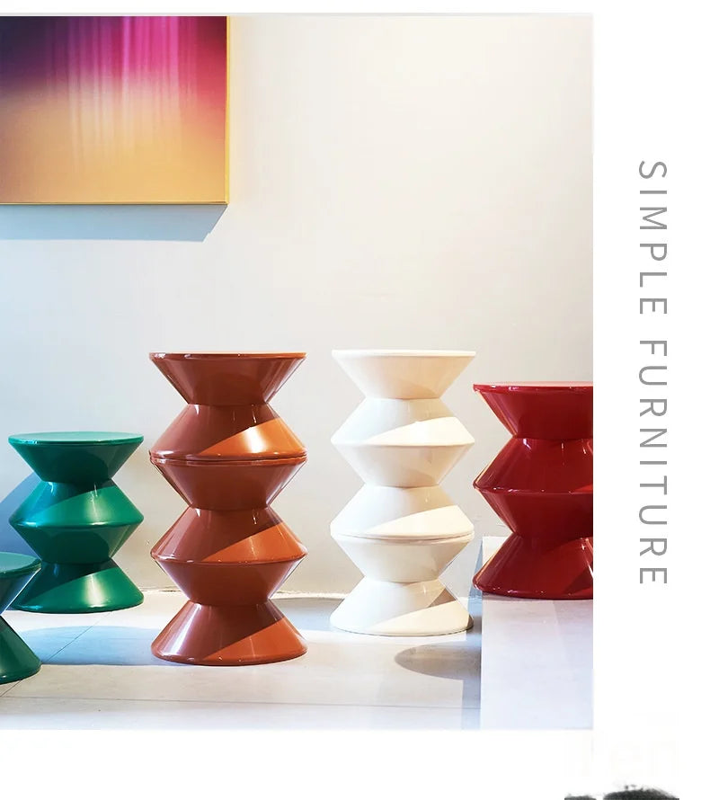 Designer Low Stool Round Stool