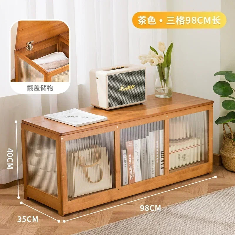Multi-Functional Bay Window Storage Cabinet