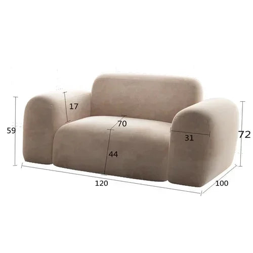 Modern Living Room Sofas Minimalist Sectional Puff Corner Sofa Comfortable Lounge Divano Soggiorno Di Lusso Luxury Furniture
