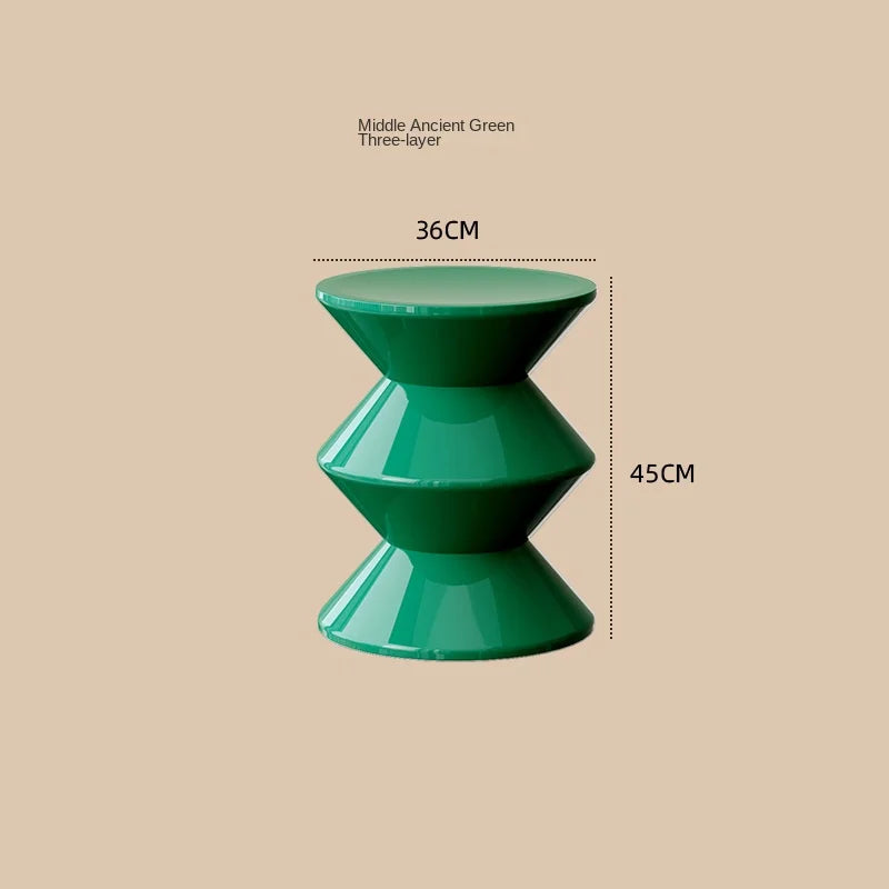 X&D Nordic PP Material Stackable Low Stool