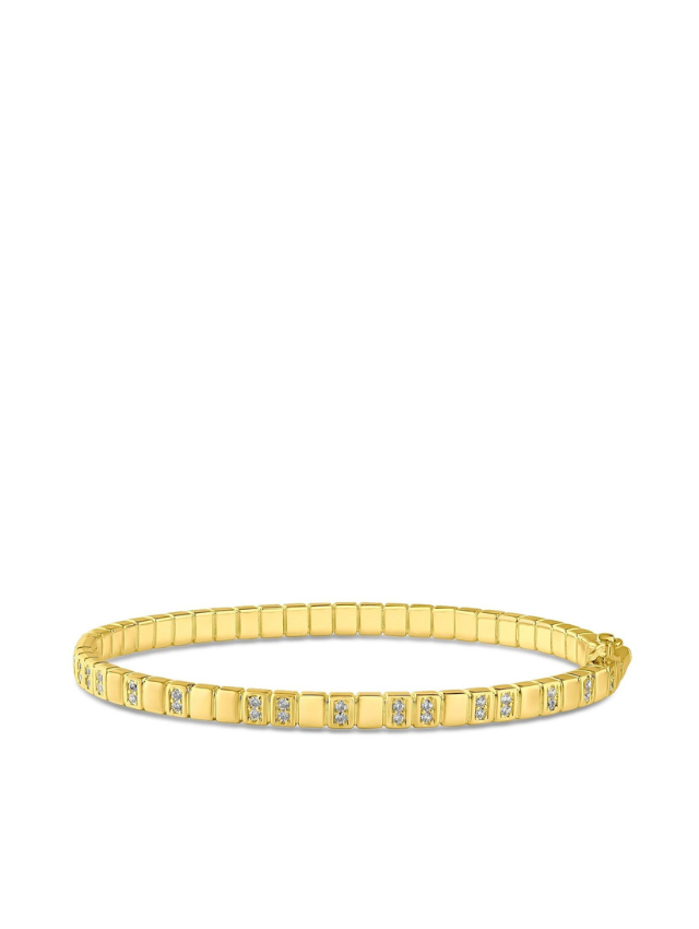 CZ Alternating Station Bangle