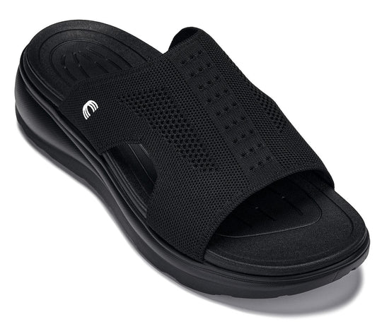 CALTO - X1657 - 2 Inches Taller (Black/Knitted Black)