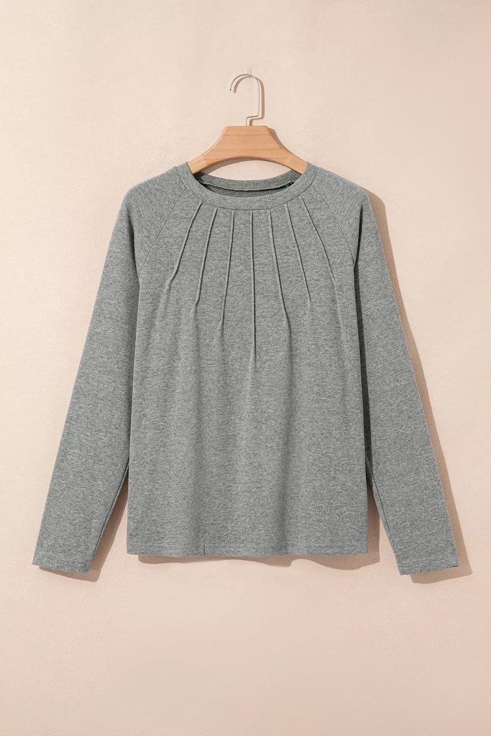 Seam Detail Raglan Long Sleeve Top