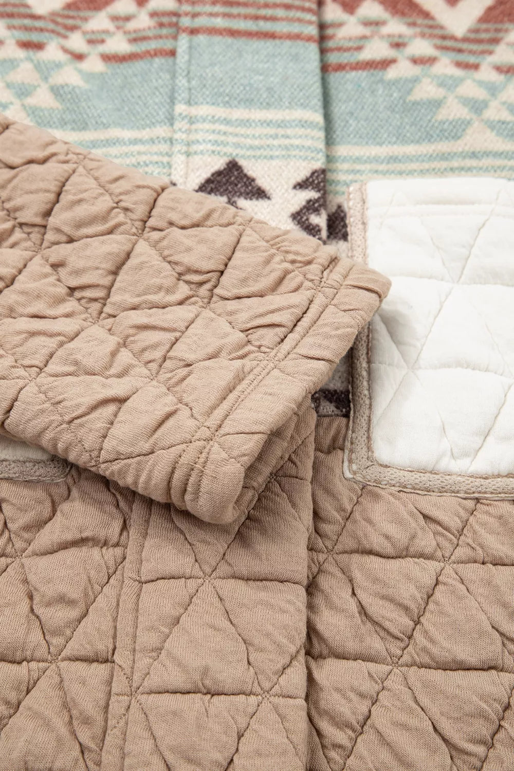 Aztec Quilted Patchwork Western Jacket