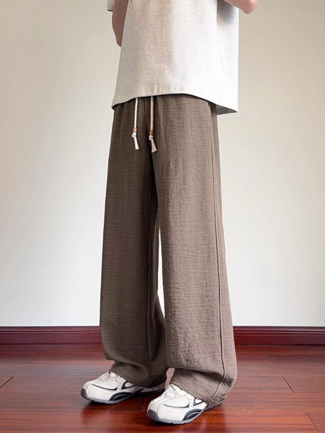 Men's Plus Size Drawstring Loose Fit Pants