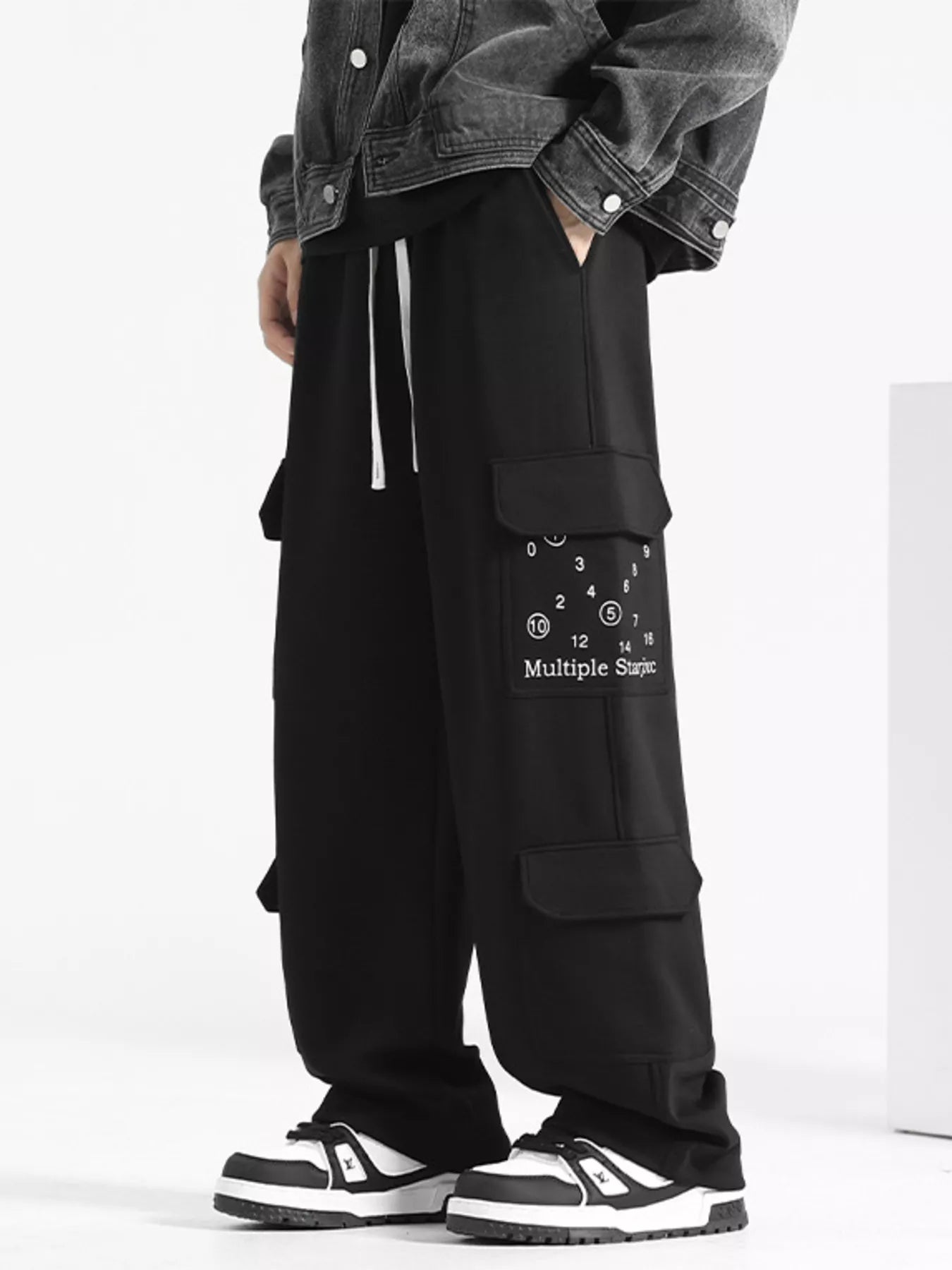 Men's Plus Size Loose Fit Drawstring Pants