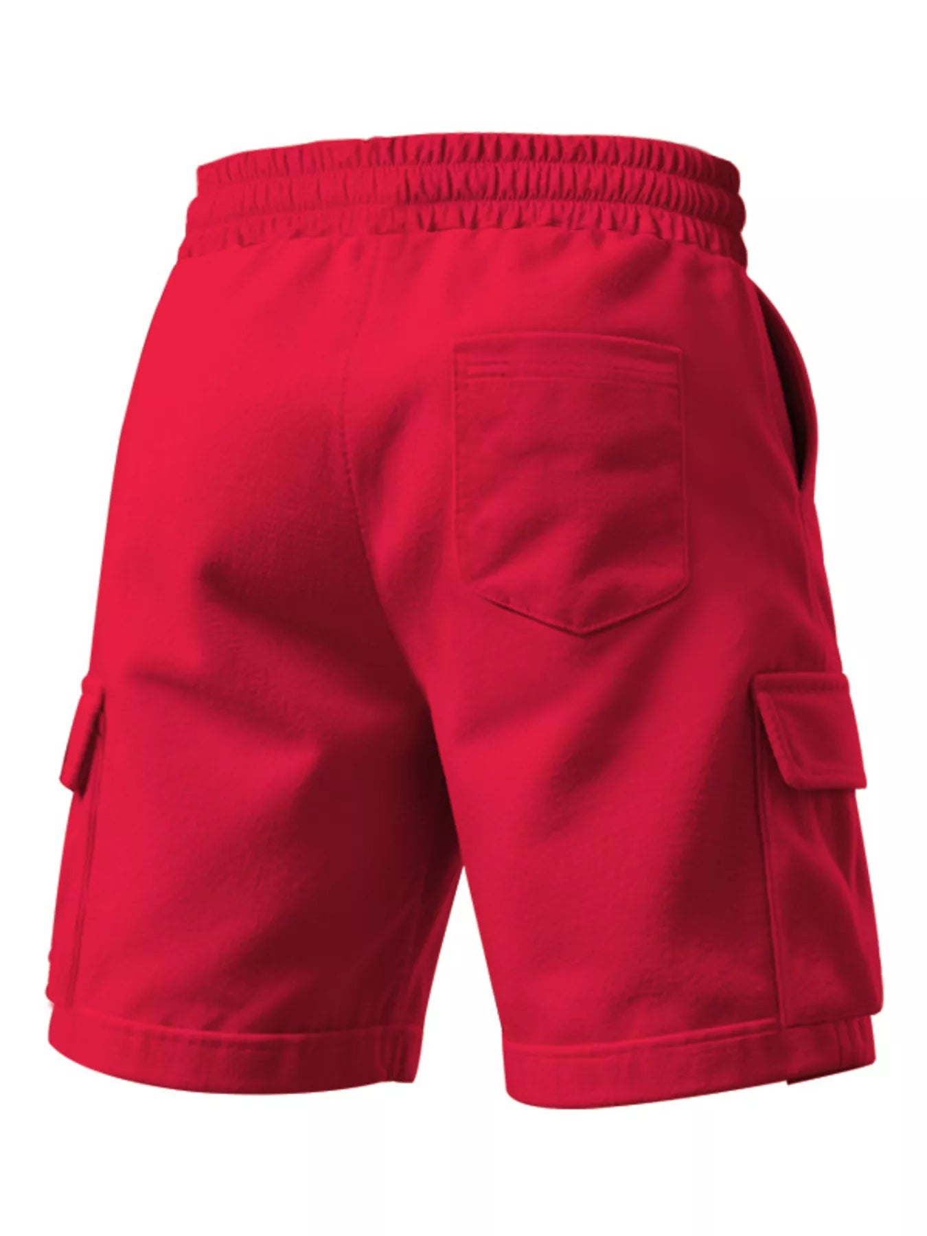 Men's Full Size Drawstring Pocketed Shorts Plus Size