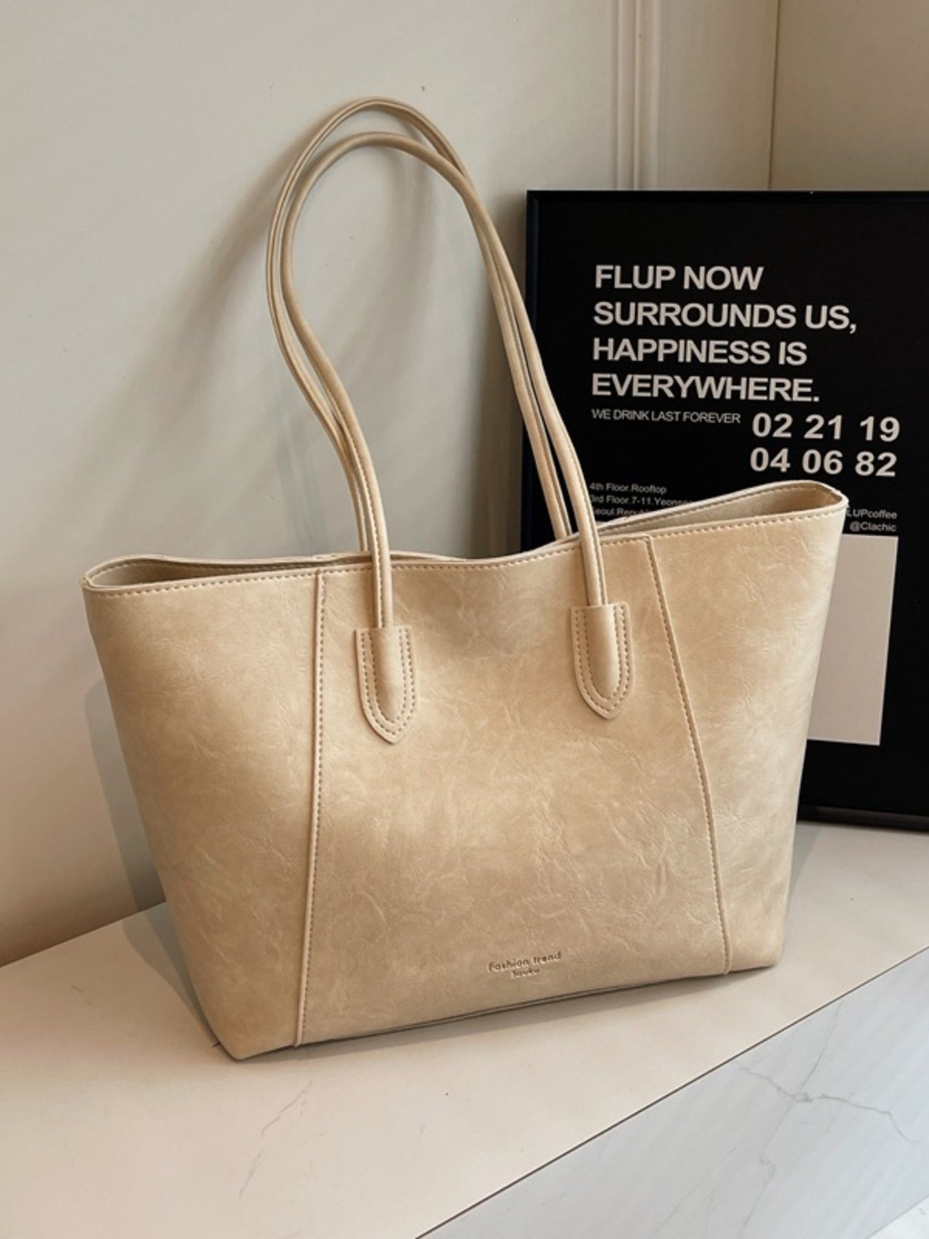 Classic Leather Tote Bag