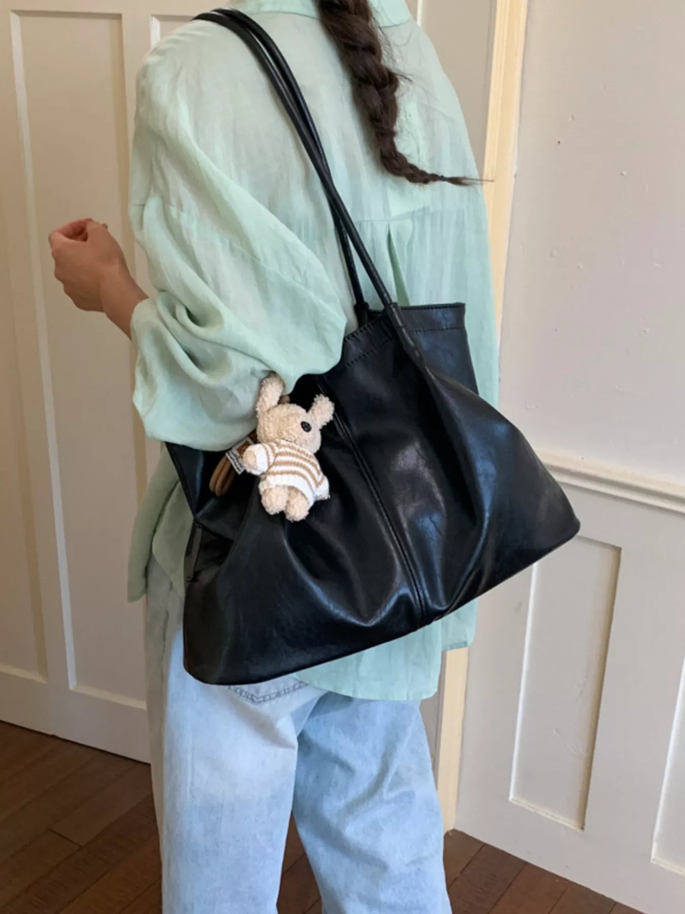 PU Leather Shoulder Bag