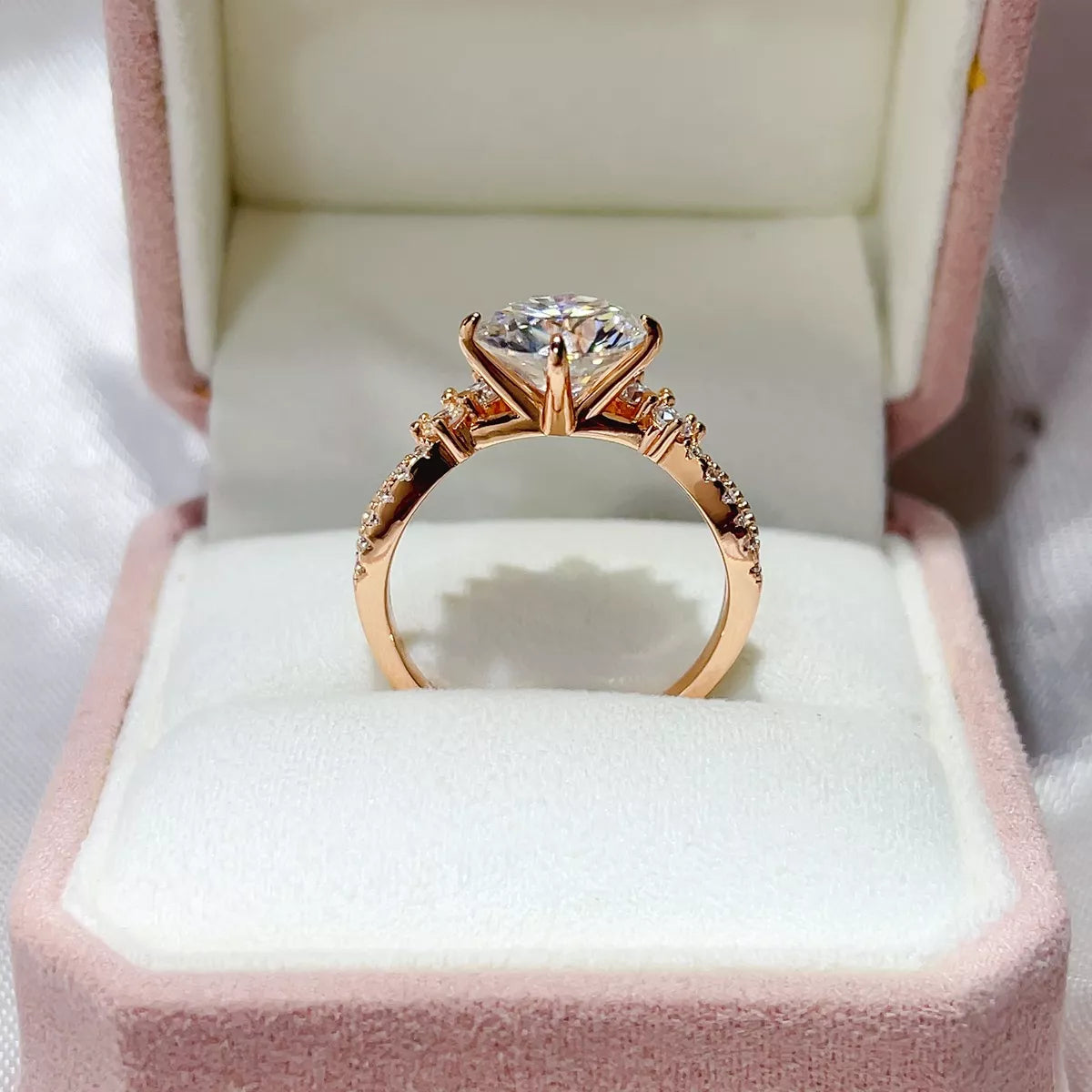 3 Carat 925 Sterling Silver Moissanite Ring