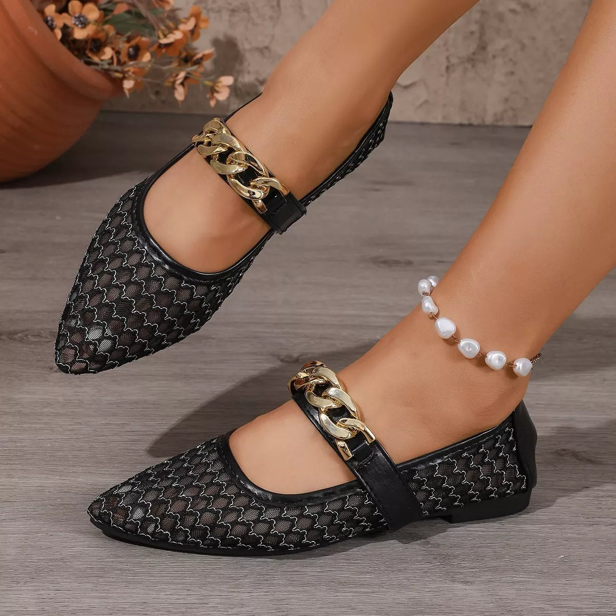 Point Toe Slip-Ons