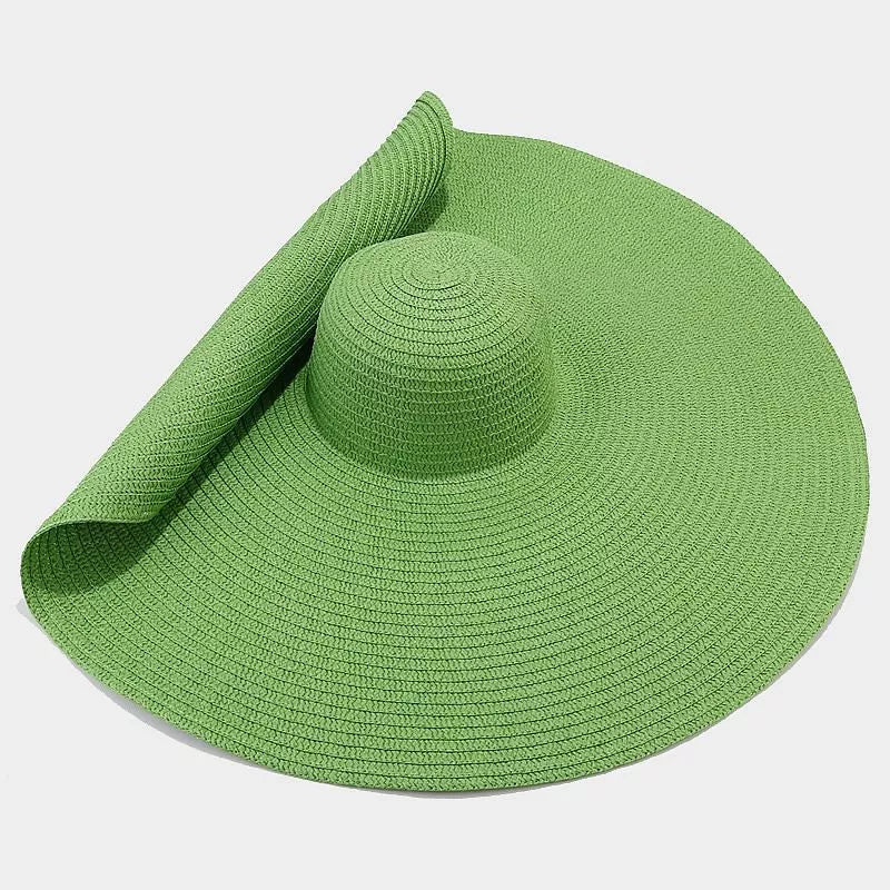 Oversized Wide Brim Straw Sun Hat