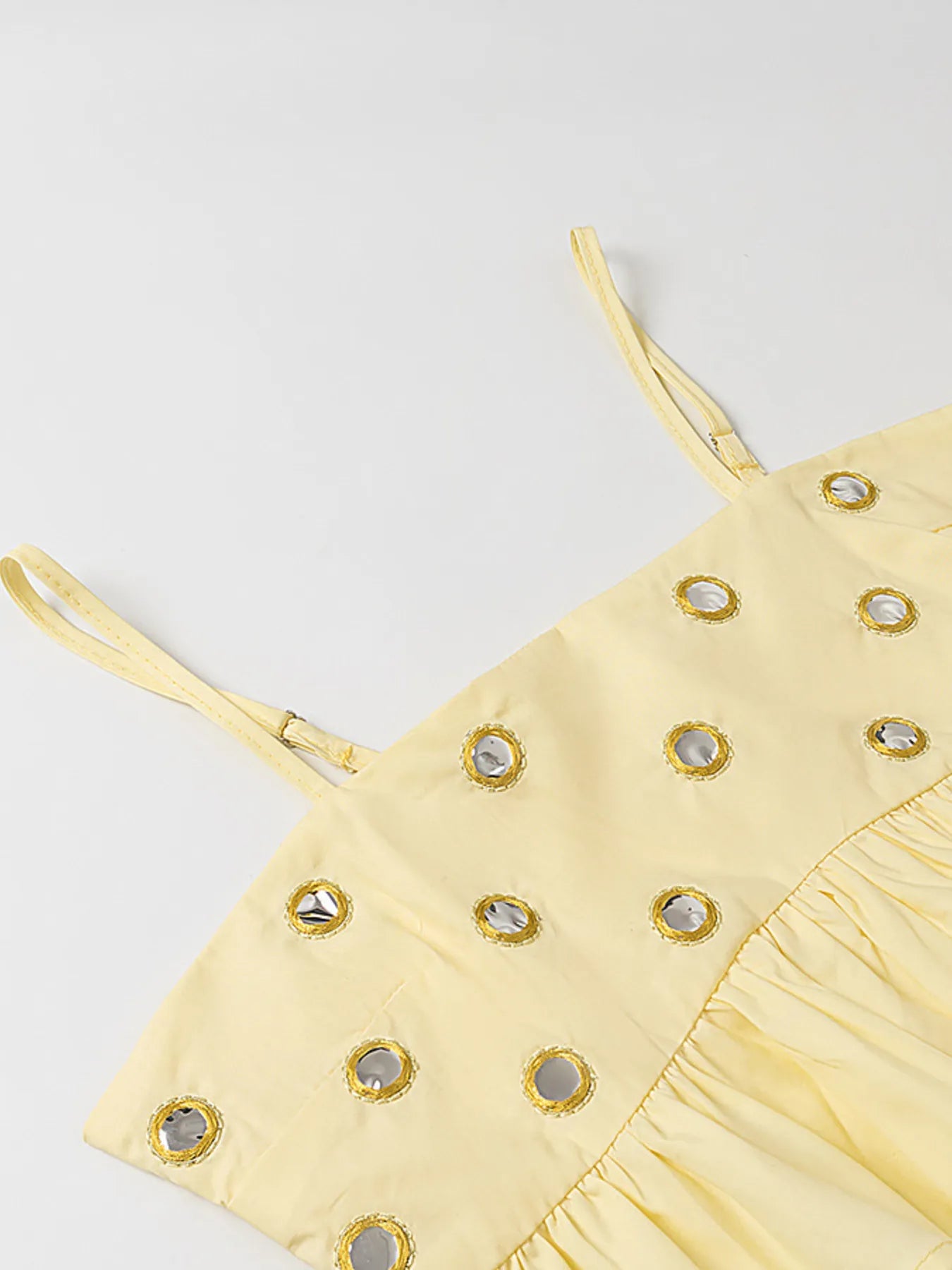 Eyelet Cami and Bubble Skirt Set