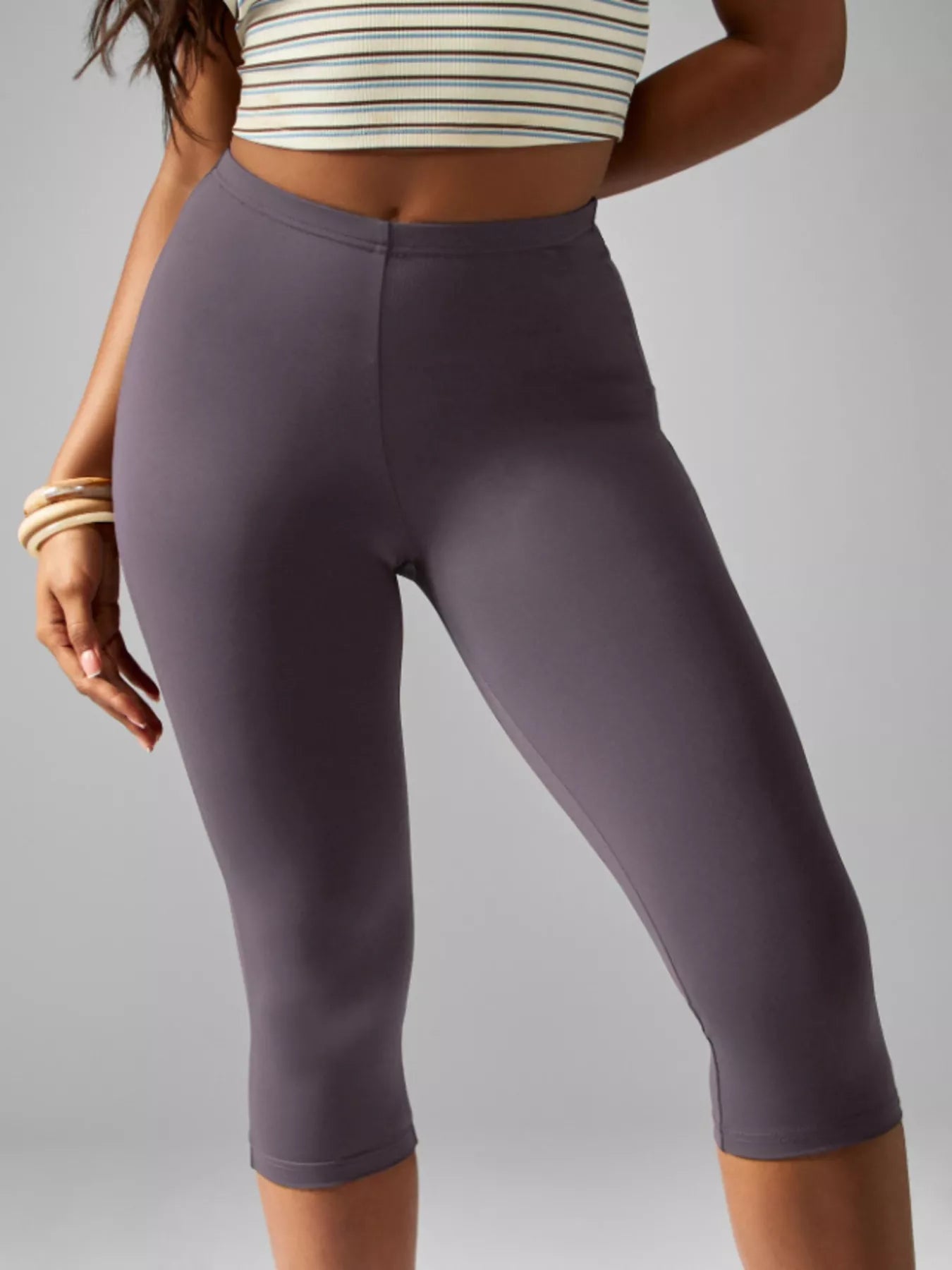 High-Waisted Active Capri Leggings