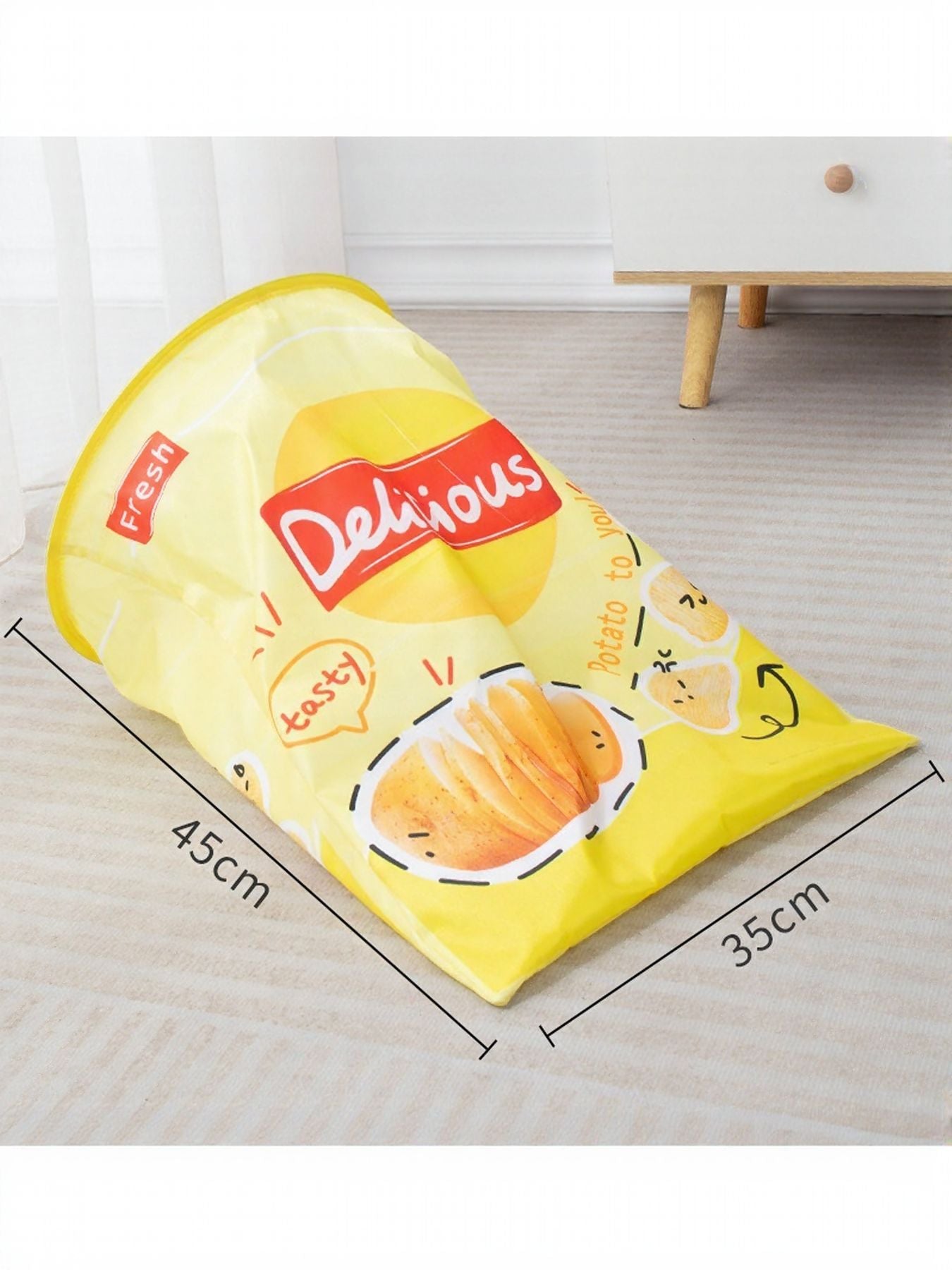 Collapsible Printed Cat Tunnel Toy