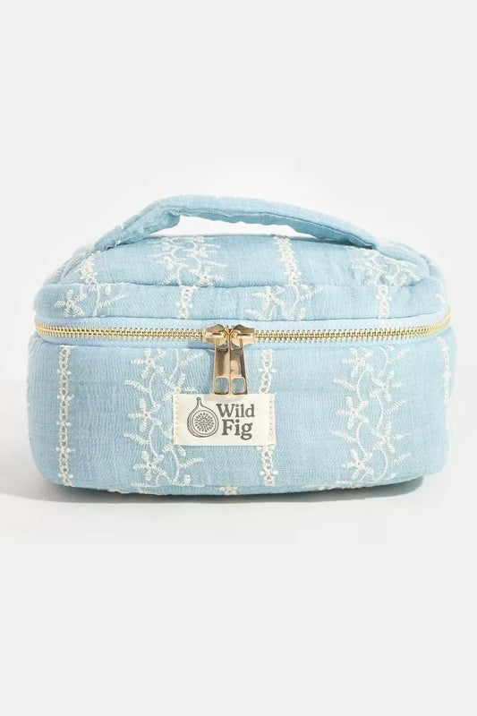 Fame Flower Vine Pattern Makeup Case Cosmetic Bag