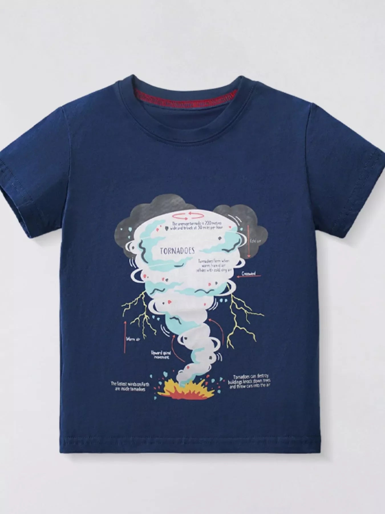 Children's Graphic Round Neck T-Shirt