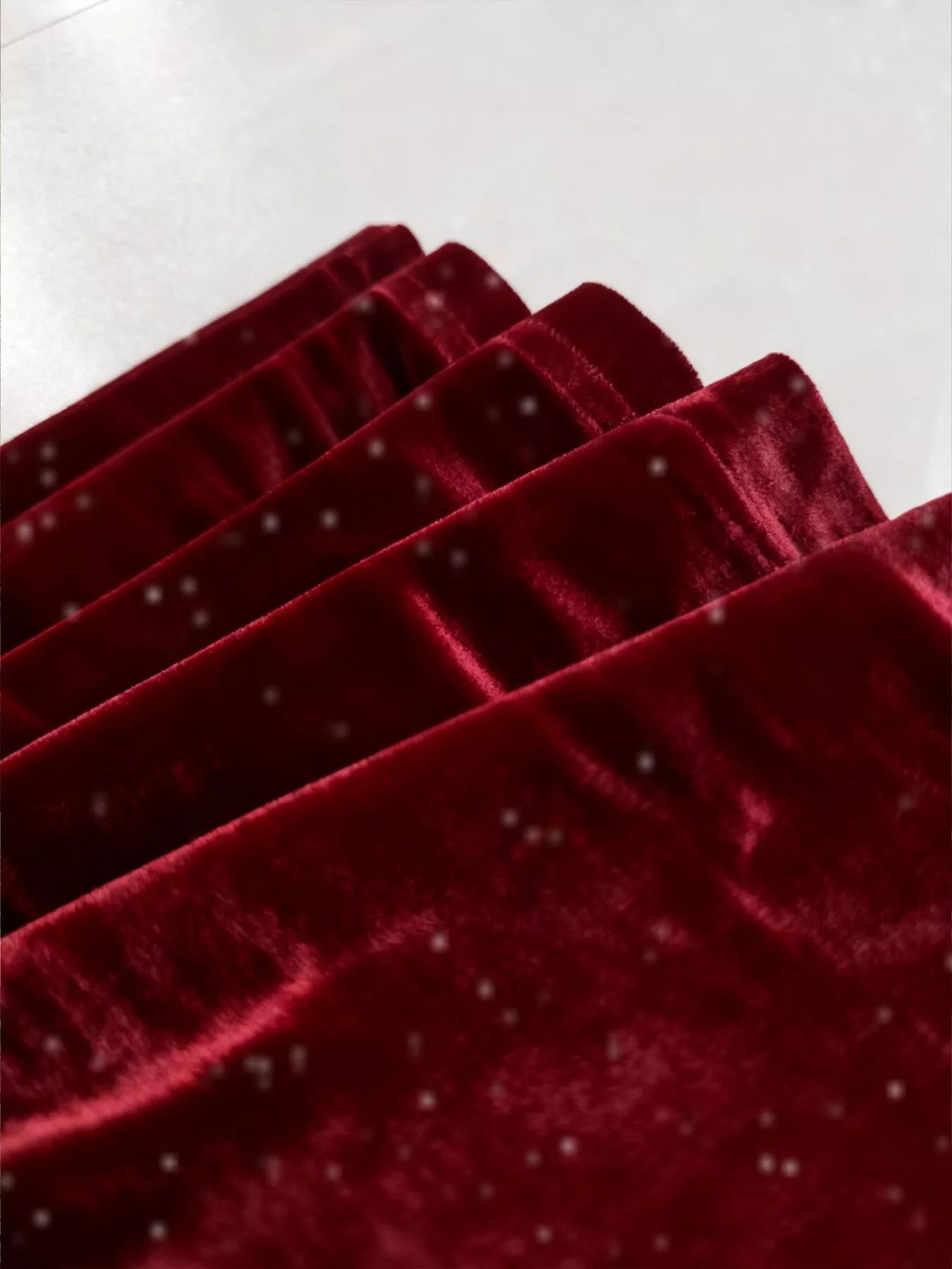 Velvet High Waist Flared Pants