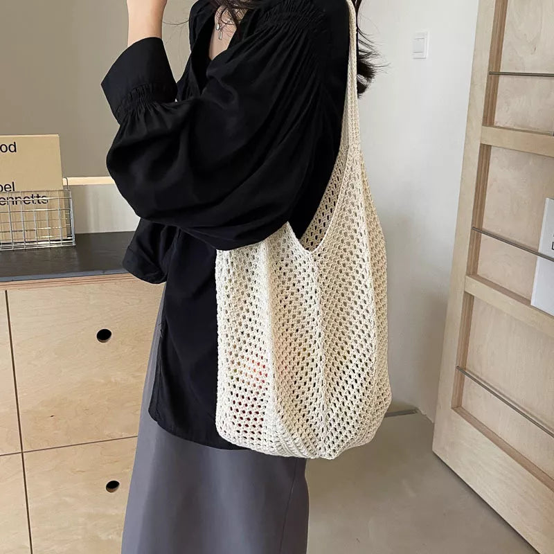 Crochet Knit Shoulder Bag