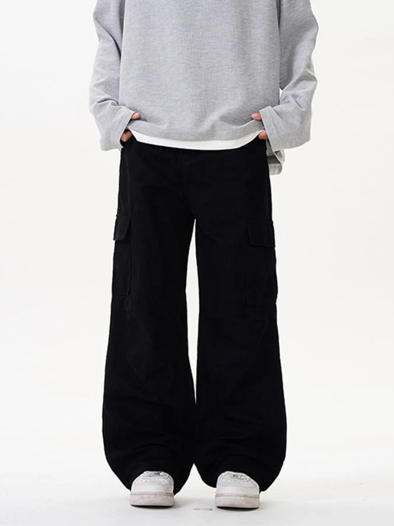 Men's Wide Leg Cargo Pants