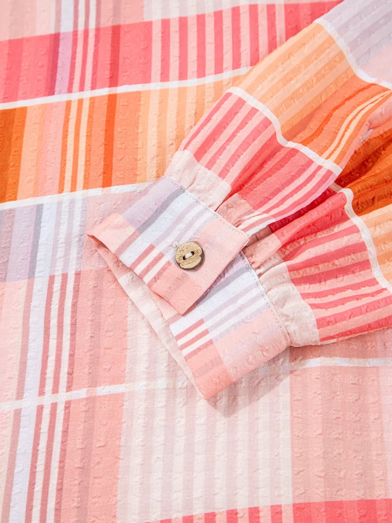 Oversized Check Tunic Shirt